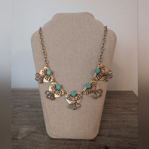 3 For $12‎ Clearance Stella & Dot Chunky Rhinestone Gold Necklace